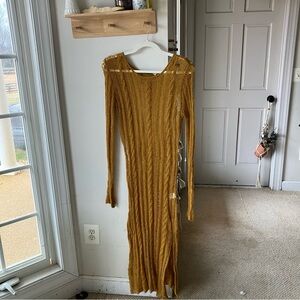 Zara Golden Knit Sweater